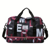 Travel Duffel Bag with Shoe Compartment - Lightweight Large Capacity Nylon Gym & Weekend Bag, Machine Washable, Fits Over Suitcase