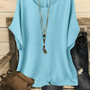 Women's Casual Summer Blouse – Crew Neck Short Sleeve Loose Fit Beach & Vacation Top