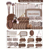 52-Piece Makeup Brush & Sponge Set, 20 Brushes, 12 Beauty Blenders, Powder Puffs & Zipper Toiletry Bag