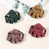 Frosted Octopus Hair Clips - Matte Oval Hairpin, 1/4/9 Pack