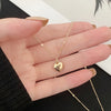 Women's Vintage Heart Pendant Necklace, Gold-Tone Minimalist Chain, Elegant Everyday Jewelry Gift