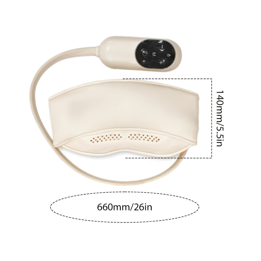 Portable Electric Head & Scalp Massager with 6-Zone Airbag Compression, Heating and Kneading — Rechargeable Head and Eye Massager