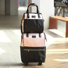 2-Piece Lightweight Travel Bag Set with Telescoping Handle - Large Capacity Luggage & Carry-On for Short Trips