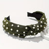Solid Color Headband 1-Pack - Women's Polyester Hairband for Dress Up