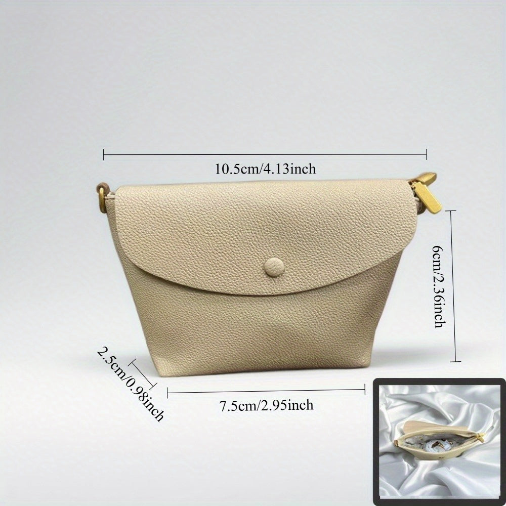 Women's Khaki PU Bucket Bag - Large Capacity Shoulder, Handheld & Crossbody Handbag with Tartan Pattern