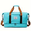 Large Travel & Gym Duffle Bag with Shoe Compartment, Yoga Tote & Maternity Carry-On