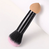 Double-Ended Purple Makeup Sponge & Brush Set — 1 or 3-Pack