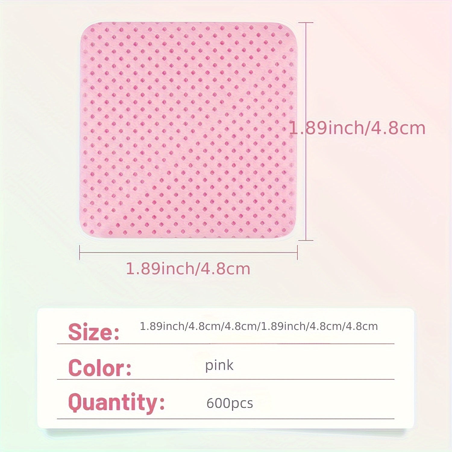 300/600pc Lint-Free Nail Wipes Pads – Absorbent Nail Polish Remover Sheets for Manicure