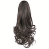 Clip-In Curly Ponytail Hair Extension – 11.8 in (30 cm) Loose Wave Claw Clip, Synthetic High-Temp Fiber for Women