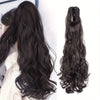 20" (50 cm) Curly Wave Clip-In Ponytail Extension – Invisible Secure Clip, Heat-Friendly Synthetic Hairpiece for Women, Natural-Looking Y2K Party & Everyday