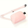 Unisex Polyester Waist Bag – Adjustable Fanny Pack for Running, Hiking, Cycling, Phone & Festivals