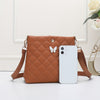 Wave Quilted Mini Bucket Crossbody Bag - Women's Trendy Shoulder Handbag & Purse