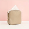 Solid Color Mini Makeup Bag – Portable Zipper Cosmetic Pouch & Sanitary Napkin Storage Clutch for Women