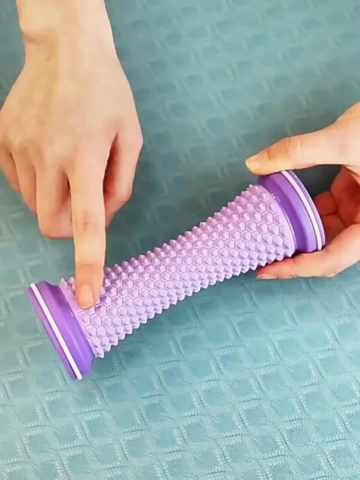 Foot Fascia Roller Foot Massager for Plantar Fasciitis, Arch Trainer & Muscle Relaxation, Yoga and Home Use
