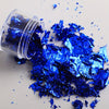 Golden Foil Flakes for Nail Art — Metallic Nail Foils for Resin, Epoxy, Tumblers, Face & Eye Makeup, DIY Crafts