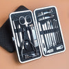 Professional Manicure And Pedicure Set, Nail Clipper Nail Cutter Nail Files Ear Spoon, Beauty Tools Grooming Set with Portable Case, for Nail Care, for Household And Travel
