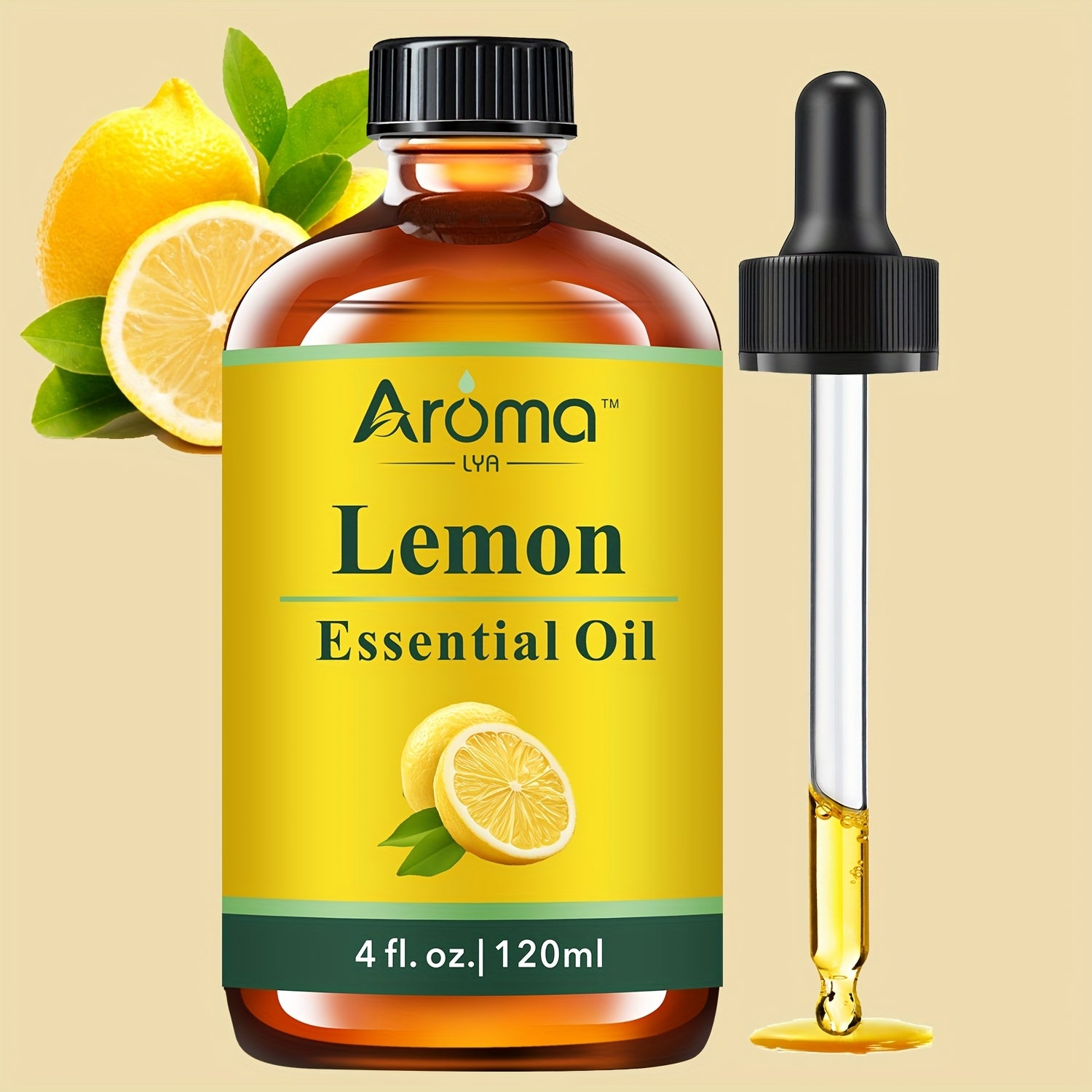 4 fl oz (118 ml) Natural Essential Oil Set – Lavender, Eucalyptus, Frankincense, Lemon, Sweet Orange, Peppermint – Aromatherapy Oils for Diffusers, Candles, Soap Making & Car Freshener