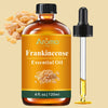4 fl oz (118 ml) Natural Essential Oil Set – Lavender, Eucalyptus, Frankincense, Lemon, Sweet Orange, Peppermint – Aromatherapy Oils for Diffusers, Candles, Soap Making & Car Freshener