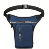 Black Nylon Crossbody Bag with Tassel, Adjustable Strap and Zipper Closure