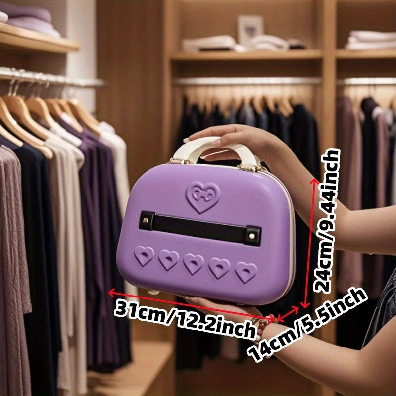 Sanrio Hello Kitty Makeup Pouch – Cute Printed Cosmetic Bag with Handle | Travel Toiletry Organizer & Pencil Case for Women