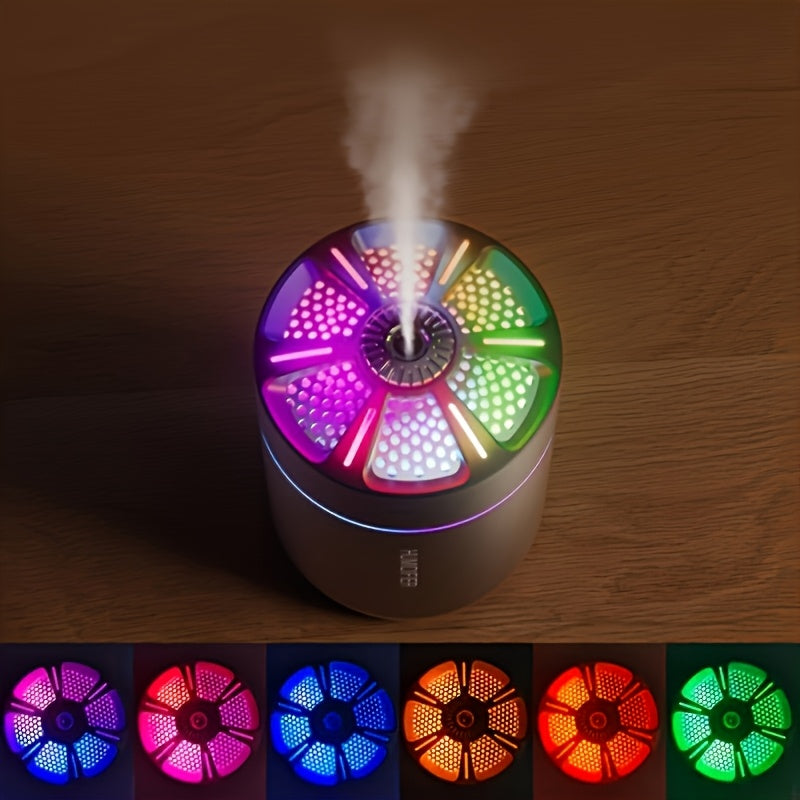 180ml (6.1 fl oz) Mini USB Humidifier & Aromatherapy Diffuser – Quiet Portable Cool Mist for Home, Bedroom & Car, Durable Plastic