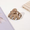 Frosted Octopus Hair Clips - Matte Oval Hairpin, 1/4/9 Pack