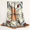 Women's Large Square Scarf 35.4 x 35.4 in (90 x 90 cm) – Printed Shawl, Headscarf & Neck Wrap – Lightweight All-Season Breathable Wrap in Multiple Colors