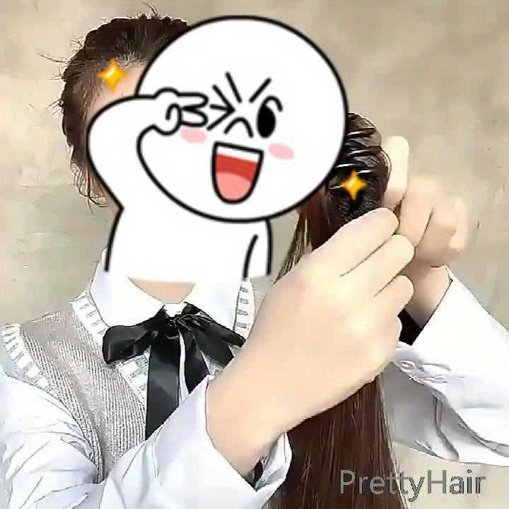 20-Inch (50 cm) Synthetic Straight Clip-In Ponytail Hair Extension - Long Claw Clip Hair Piece for Women