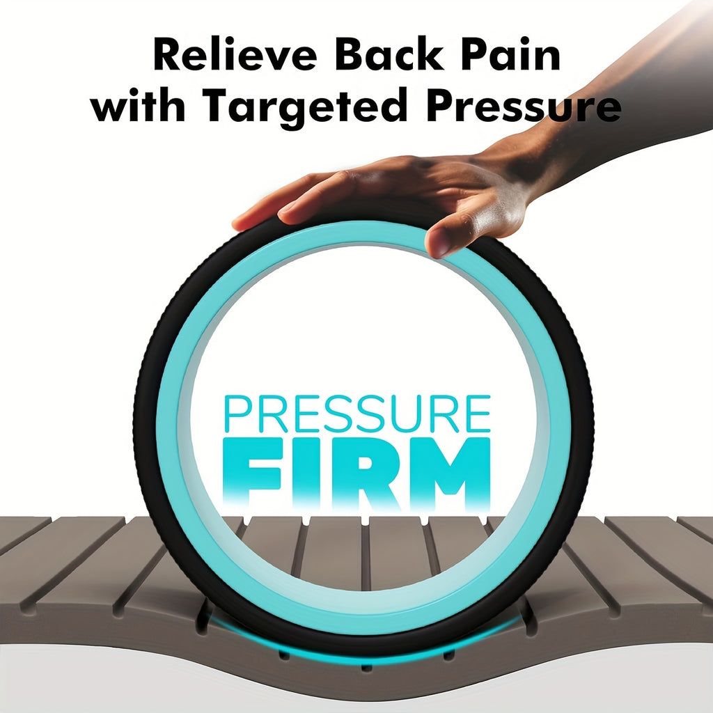 3-Piece Massage & Stretching Wheel Set for Back, Neck & Feet - Full-Body Relaxation