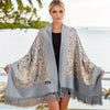 Bohemian Embroidered Floral Cashmere Scarf Shawl – Vintage Large Ethnic Wrap for Spring & Autumn