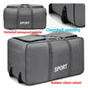 Extra Large Waterproof Foldable Storage Bag with Silent Wheels - Heavy-Duty Polyester Suitcase for Clothes, Bedding & Travel (Red)