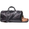 22-Inch (56 cm) Cowhide Leather Duffel Bag – Airplane-Approved Carry-On Weekender for Men and Women, Heavy-Duty Unisex Duffle with Padded Compartment & Multiple Pockets (Cinnamon)
