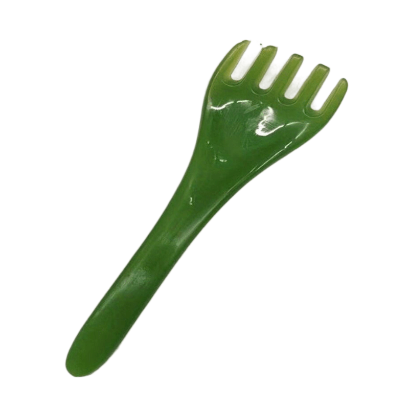 Five-Claw Resin Head Massage Comb - Wide-Tooth Scalp & Neck Scraping Tool, Nose Scraper, Mother's Day Gift