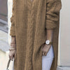 Women's Casual V-Neck Long Sleeve Knit Pullover Sweater
