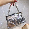Women's White Lace Crossbody Clutch with Detachable Chain Strap - Wedding & Evening Bag
