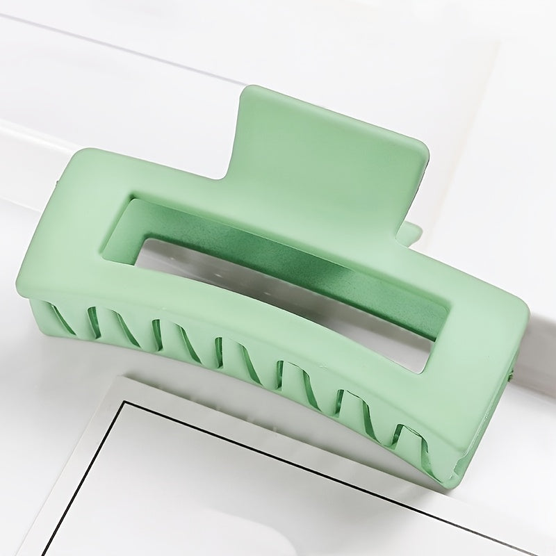 Multicolor Large Acrylic Rectangle Hair Clip Thick Resin Claw for Long Thick Hair Nonslip Jaw Clip