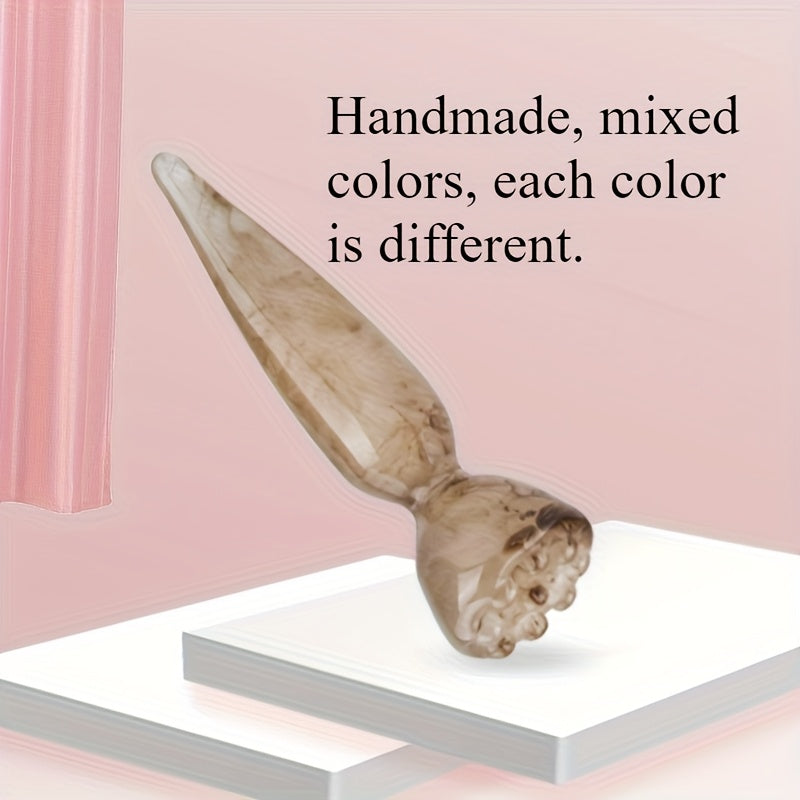 Lily-Shaped Resin Facial & Body Massage Tool — Ergonomic Handheld Eye Massager & Reflexology Tool