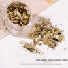 Golden Foil Flakes for Nail Art — Metallic Nail Foils for Resin, Epoxy, Tumblers, Face & Eye Makeup, DIY Crafts