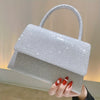Sparkling Silvery Evening Clutch — Party, Wedding & Prom Handbag