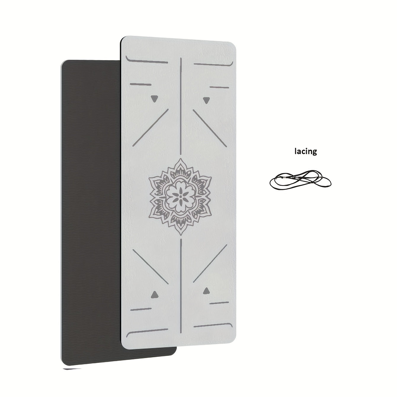 Premium TPE Yoga Mat with Alignment Lines – Non-Slip Durable Fitness Mat for Yoga & Pilates