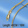 18K Gold-Plated Copper Neck Chain for DIY Pendant Necklaces & Handmade Accessories
