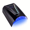 Cordless Rechargeable 128W Nail Curing Lamp — 4 LCD Timers, Auto Sensor & Spacious Interior for All Hand Sizes | Gradient Purple Pink Gold Black White Mermaid