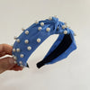 Solid Color Headband 1-Pack - Women's Polyester Hairband for Dress Up