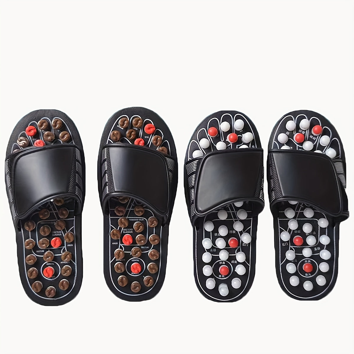 Acupuncture & Moxibustion Massage Slippers for Men & Women – Acupressure Foot Massager, Comfortable Durable Home Spa Gift