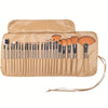 24-Piece Professional Makeup Brush Set with Gift Bag – Foundation, Eyeshadow & Eyebrow Brushes