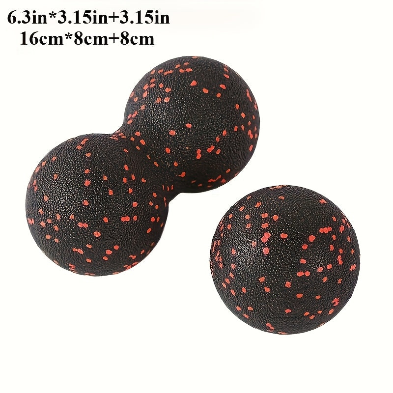 2-Pack EPP Massage Balls for Yoga and Fitness - Textured Trigger Point Muscle Massagers for Back, Feet and Deep Tissue Relief
