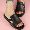 Women's Solid Color EVA Slide Sandals - Lightweight Open-Toe Indoor & Outdoor Slides