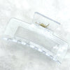 Multicolor Large Acrylic Rectangle Hair Clip Thick Resin Claw for Long Thick Hair Nonslip Jaw Clip