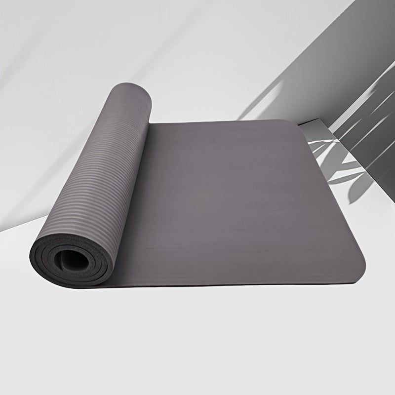 Extra Thick Wide Non-Slip Yoga Mat – Shock Absorbing Fitness Pad for Men & Women, Ideal for Meditation, Jump Rope & Dance Balance