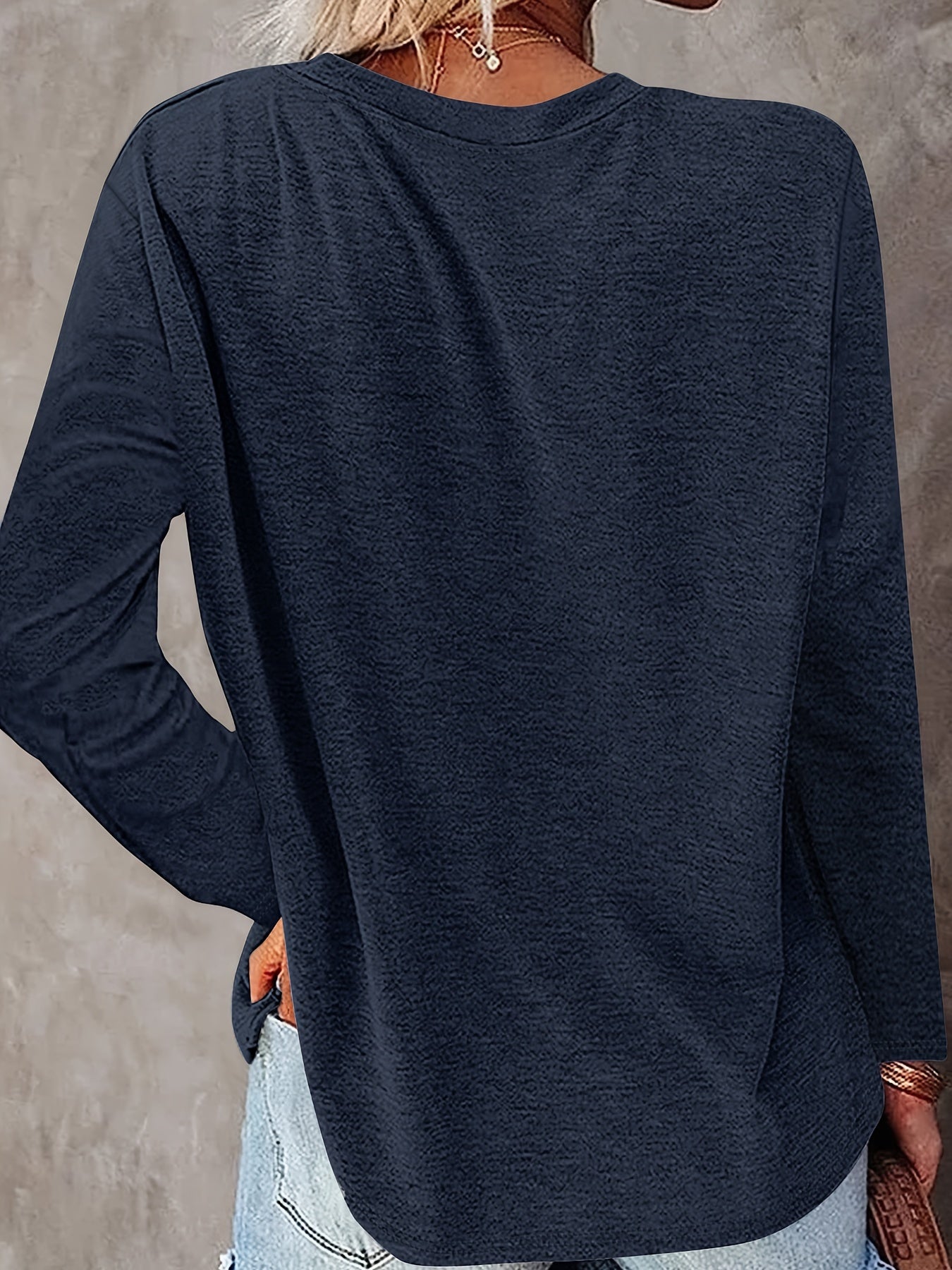 SHIMIDA Women's Sunflower Print Long Sleeve Tunic Top – Boho Chic Round Neck Blouse, Soft Pink & Brown, All-Season Casual to Semi-Formal, Machine Washable